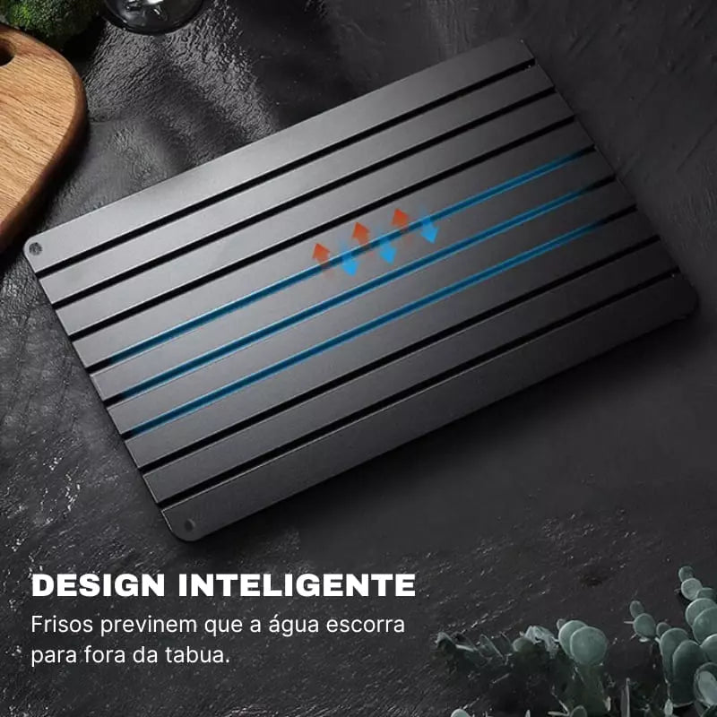 Tábua Descongeladora Rápida de Alumínio e Teflon