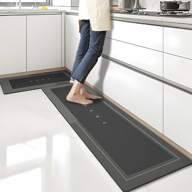 Tapete Antiderrapante Premium para Cozinha com Absorção Rápida