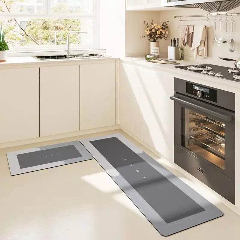 Tapete Antiderrapante Premium para Cozinha com Absorção Rápida