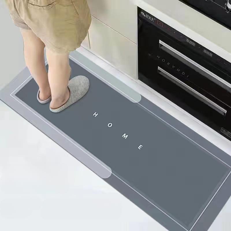 Tapete Antiderrapante Premium para Cozinha com Absorção Rápida