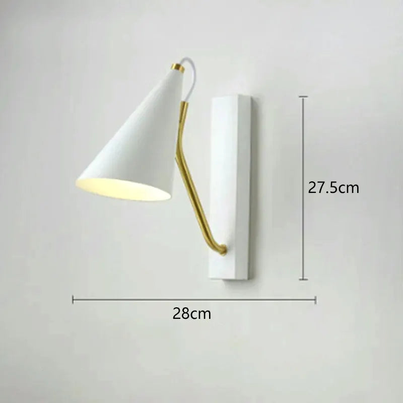 Luminária - Arandela Modern Slim com Braço Dourado