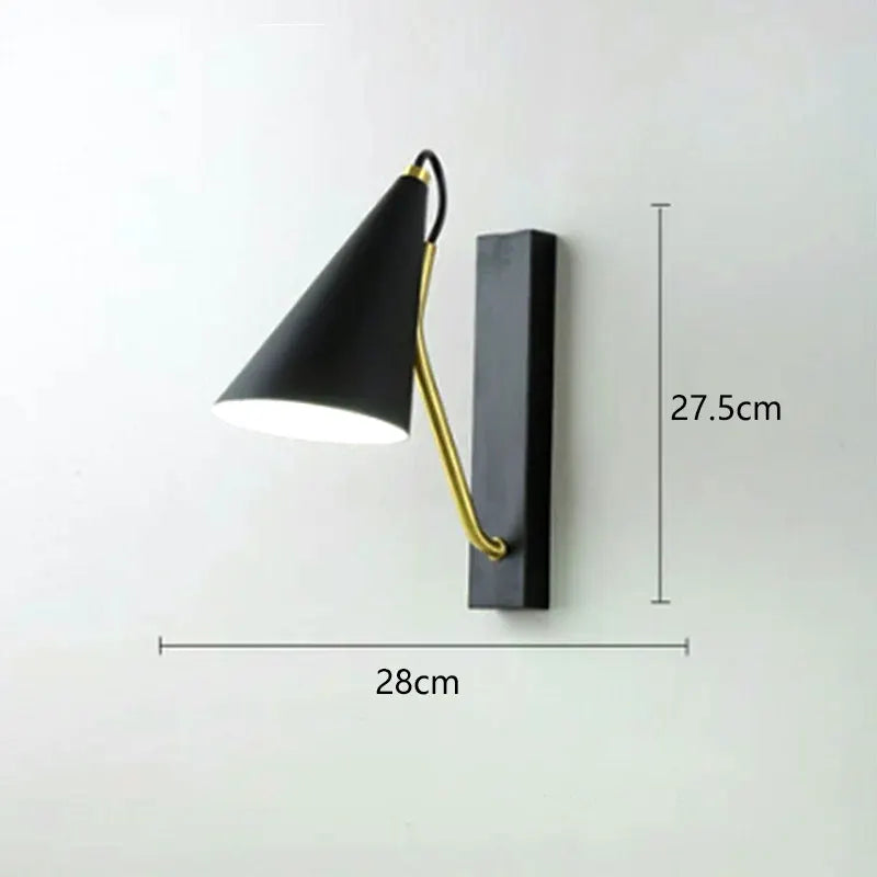 Luminária - Arandela Modern Slim com Braço Dourado