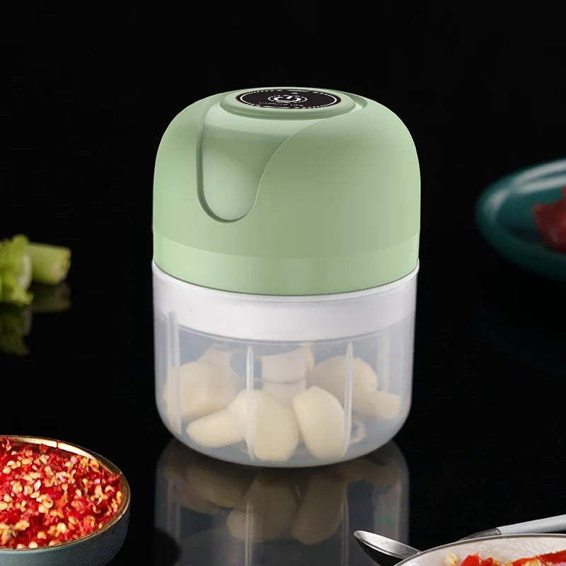 Mini Processador De Alimentos Elétrico
