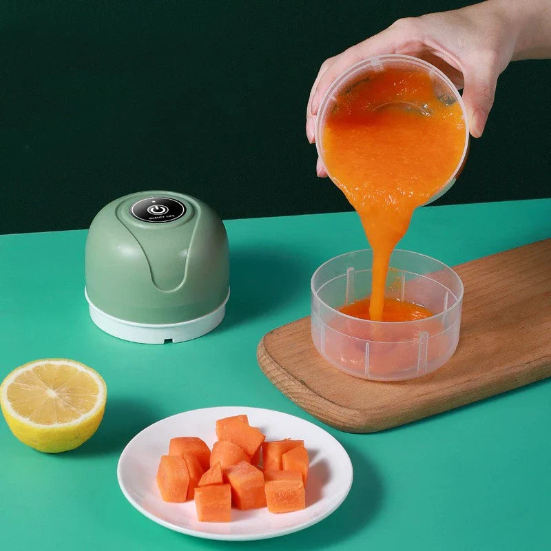 Mini Processador De Alimentos Elétrico