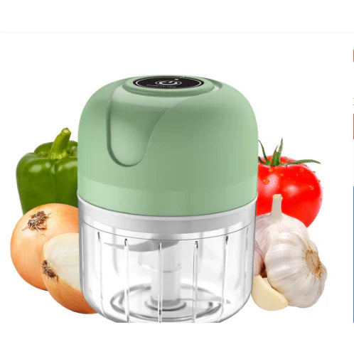 Mini Processador De Alimentos Elétrico