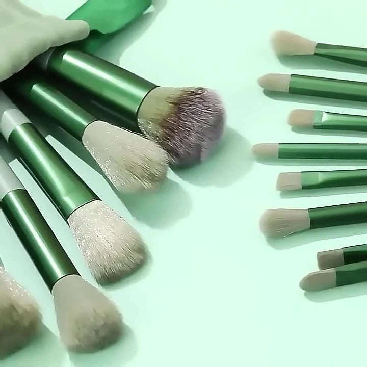 Kit 13 Pçs Pincéis De Maquiagem