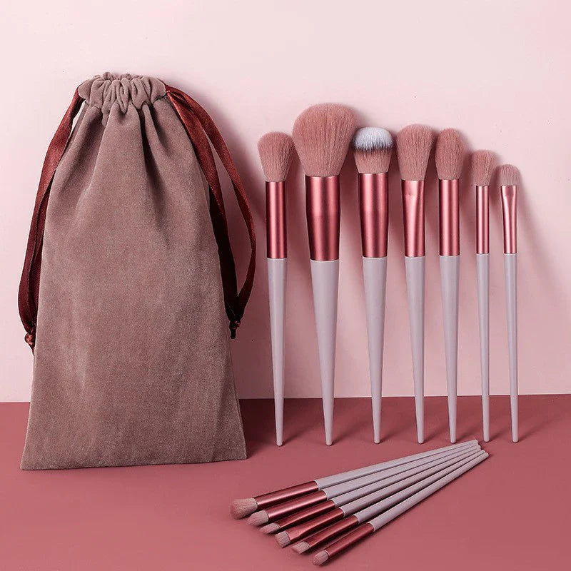 Kit 13 Pçs Pincéis De Maquiagem