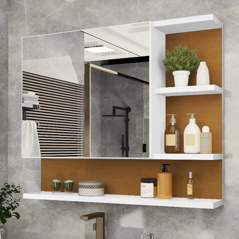 Armário Banheiro Espelheira com Porta