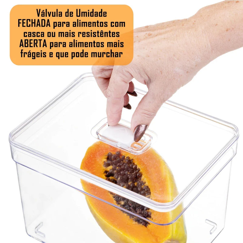 Kit 4 Organizador de Geladeira