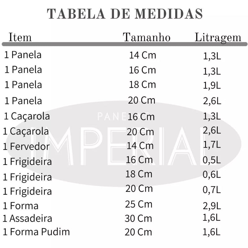 Conjunto Panelas 17 Pc Antiaderente Panela Pressão 2 litros