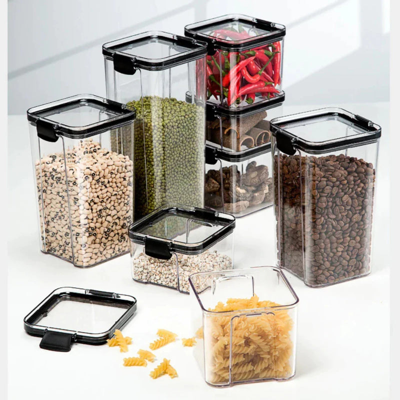 Conjunto 7 Potes Herméticos