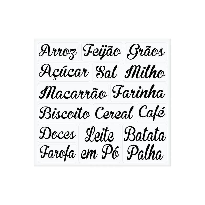 Conjunto 7 Potes Herméticos