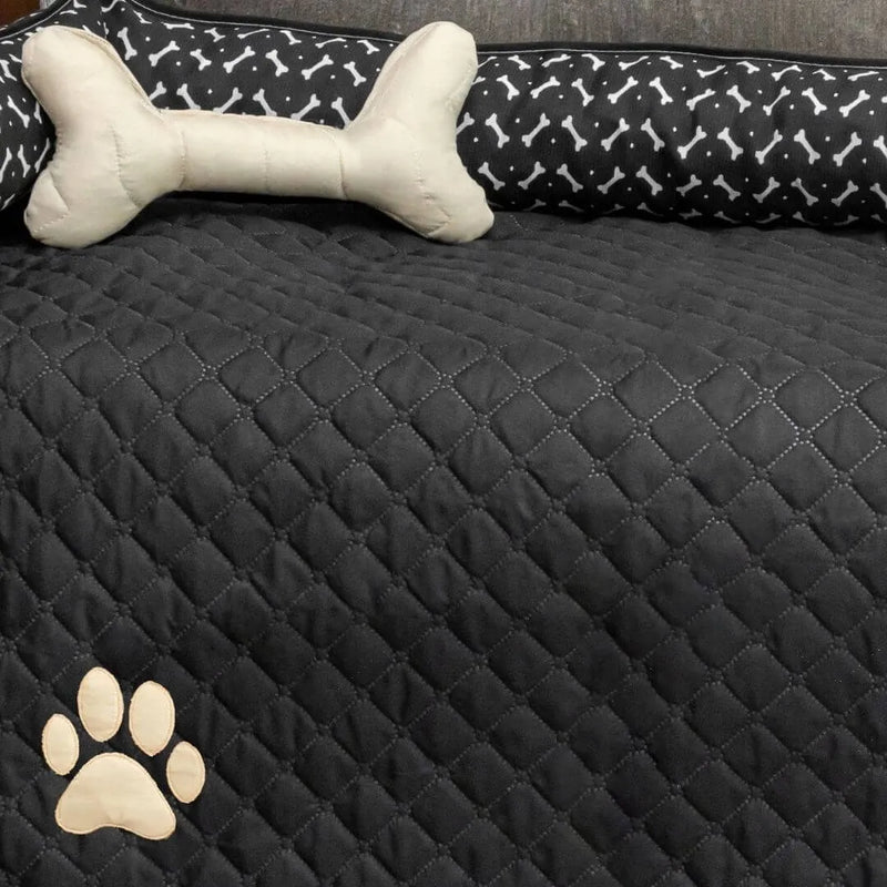 Protetor de Sofá Pet Impermeável Gigante - Preto