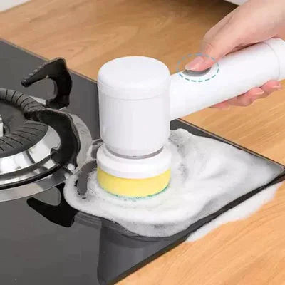 Escova eletrica de Limpeza 5 em 1