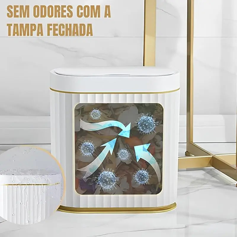 Lixeira Com Sensor Automático Inteligente