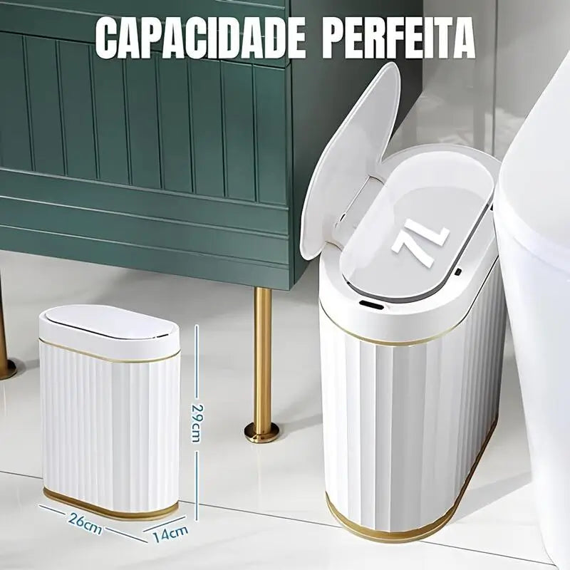 Lixeira Com Sensor Automático Inteligente