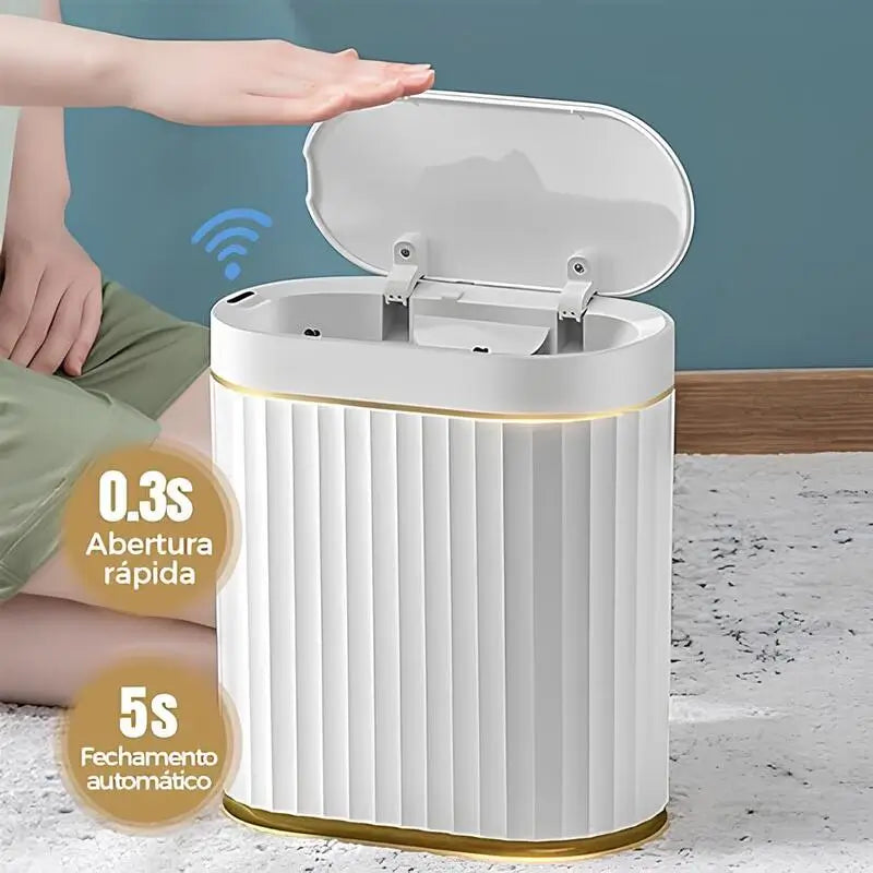 Lixeira Com Sensor Automático Inteligente