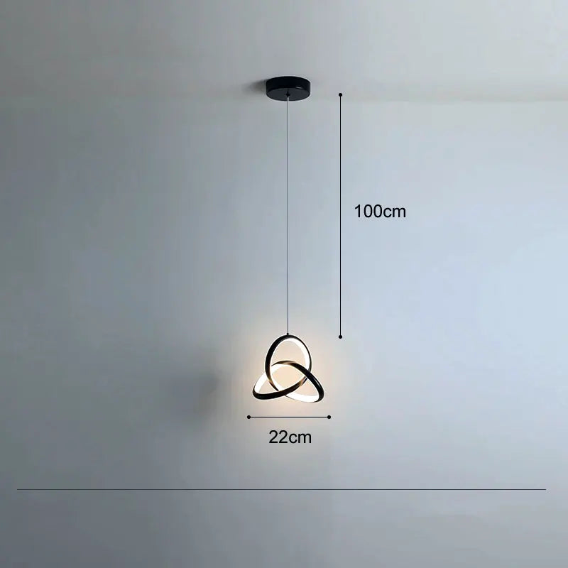 Luminária - Pendente LED Geométrico em Alumínio