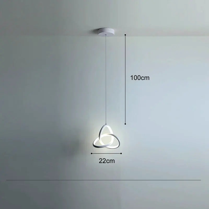 Luminária - Pendente LED Geométrico em Alumínio