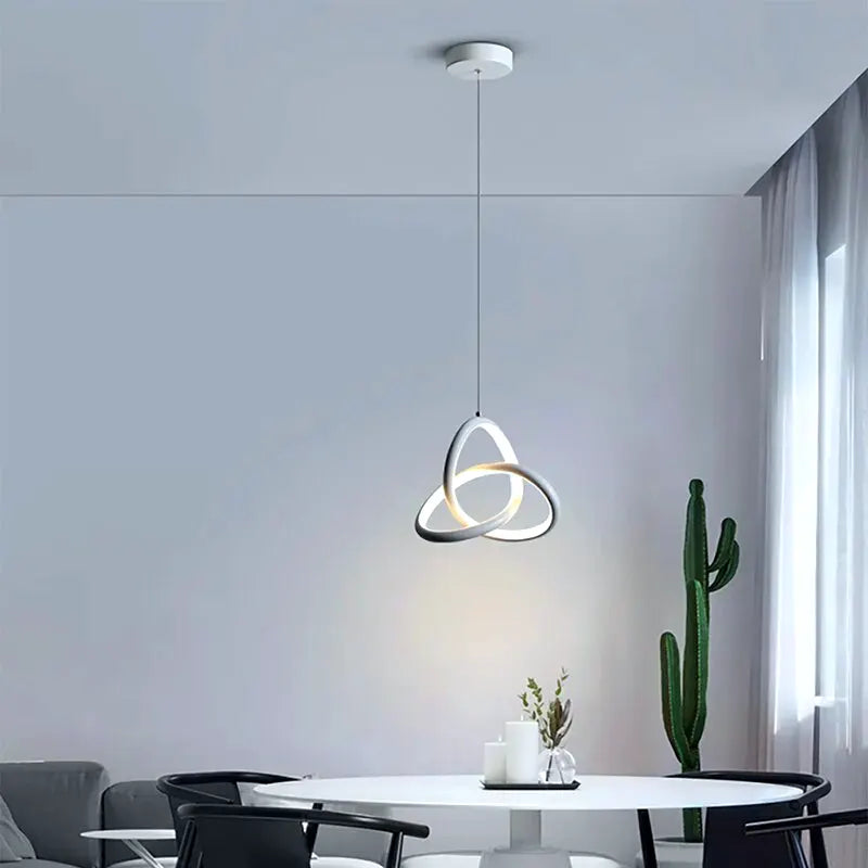 Luminária - Pendente LED Geométrico em Alumínio