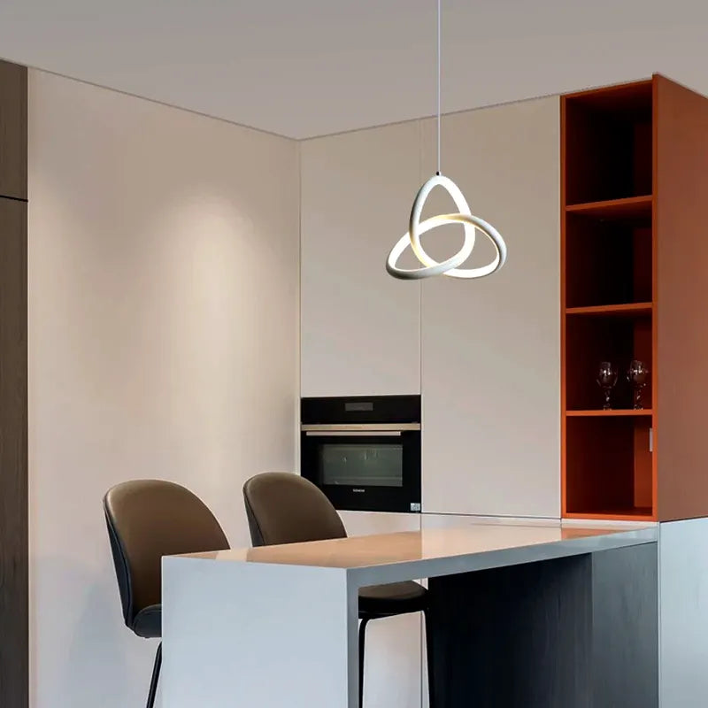 Luminária - Pendente LED Geométrico em Alumínio