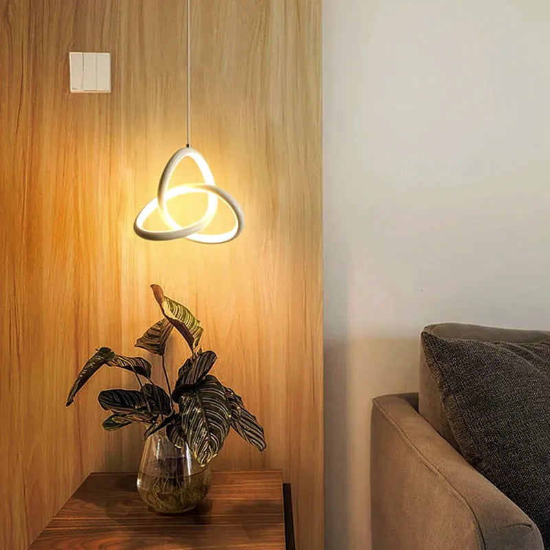 Luminária - Pendente LED Geométrico em Alumínio