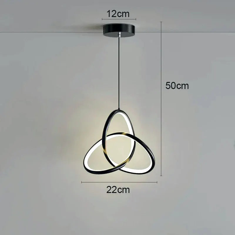 Luminária - Pendente LED Geométrico em Alumínio
