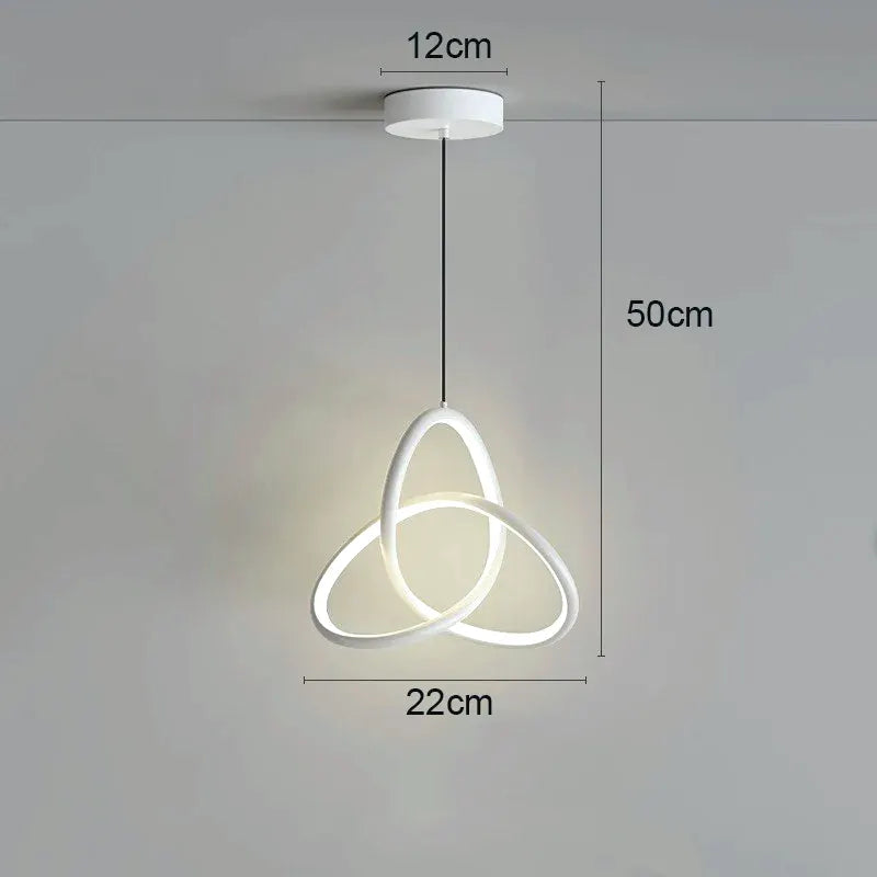 Luminária - Pendente LED Geométrico em Alumínio