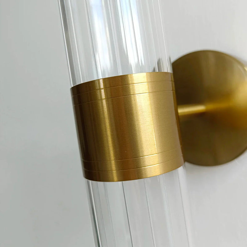 Luminária - Arandela LED Luxo Bivolt em Alumínio Dourado