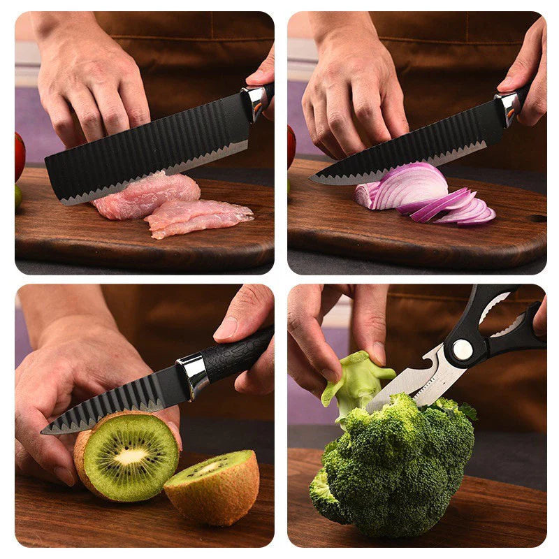 Kit de 6 Facas Churrasco inox