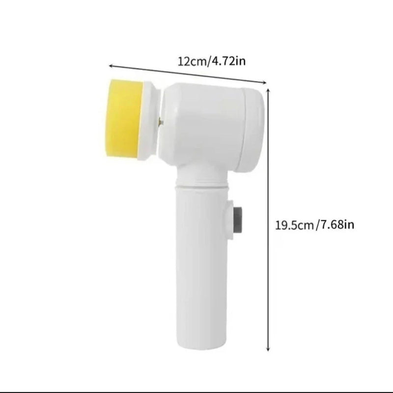 Escova eletrica de Limpeza 5 em 1