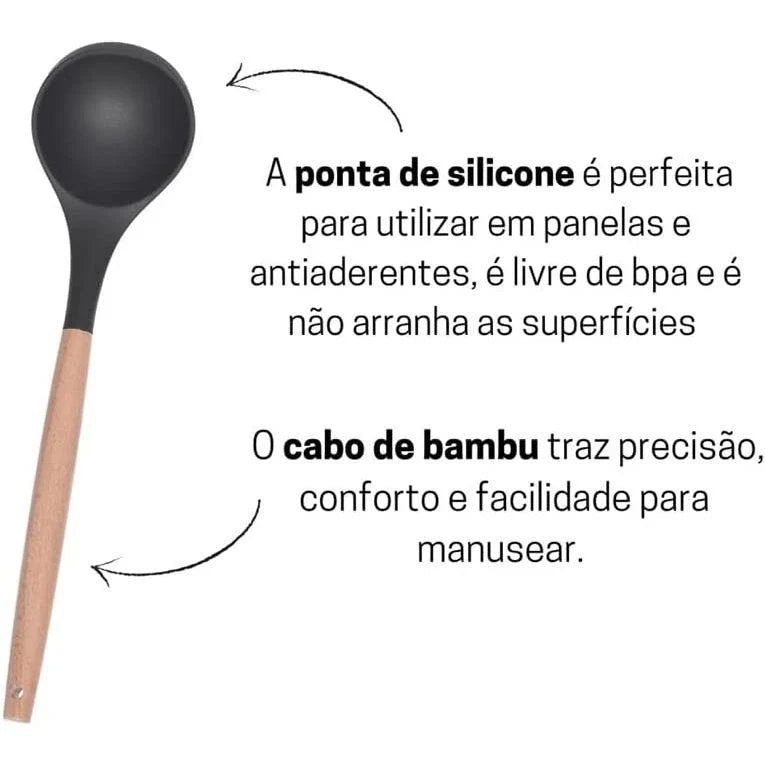 Kit C/12 Peças Utensílios De Cozinha