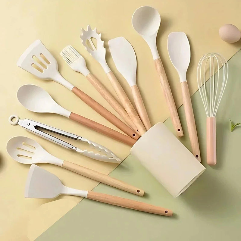 Kit C/12 Peças Utensílios De Cozinha